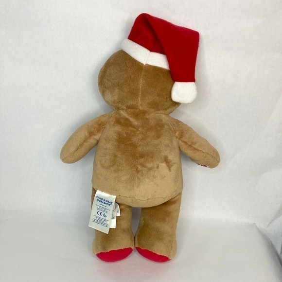 BUILD a Bear Gingerbread Boy 16" Plush 2017 Christmas Holiday Stuffed Animal - Picture 6 of 13